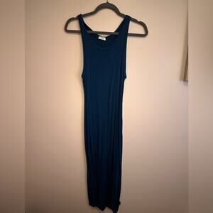 TOBI Sapphire Blue Midi Tank Form Fitting Summer Dress Medium